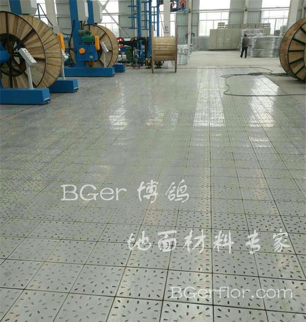 工業用金屬地板 重型裝配車間 電纜廠 汽車廠 沖壓車間 機械加工 鑄件廠 工廠車間金屬鋼地板-2