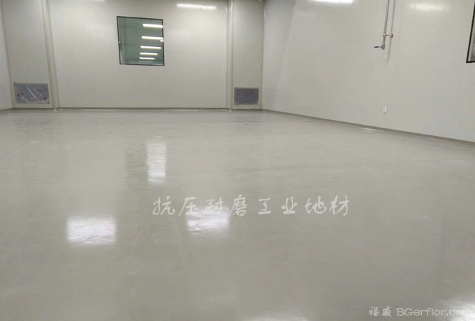 百萬(wàn)級(jí)潔凈車(chē)間耐磨地坪卷材鋪裝材料