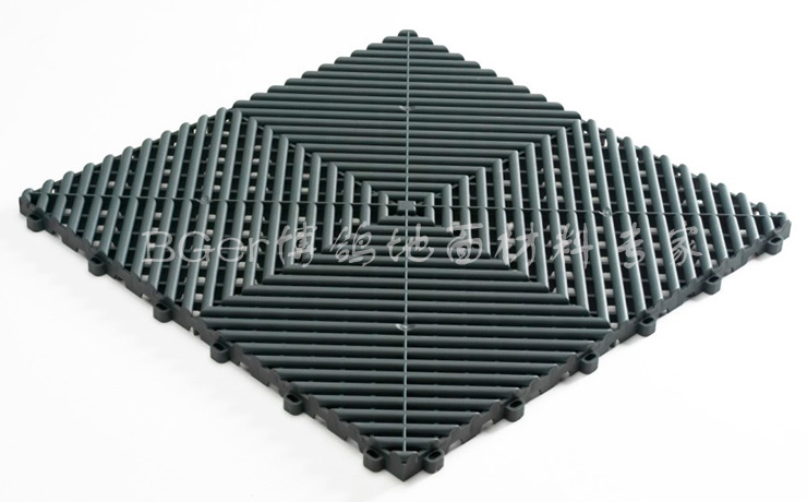 拼接地墊 鎖扣式工業車間網格地板 廠房地面地板 排水 排污 防滑工業地墊