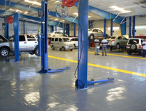 【汽車修理廠地面地板】汽修廠地面用什么材料？